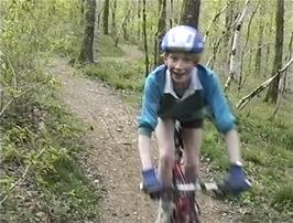 Ben Widger in Hembury Woods